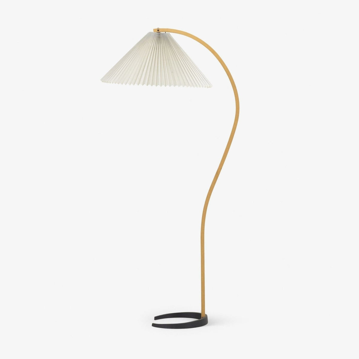 Wood Arc Floor Lamp