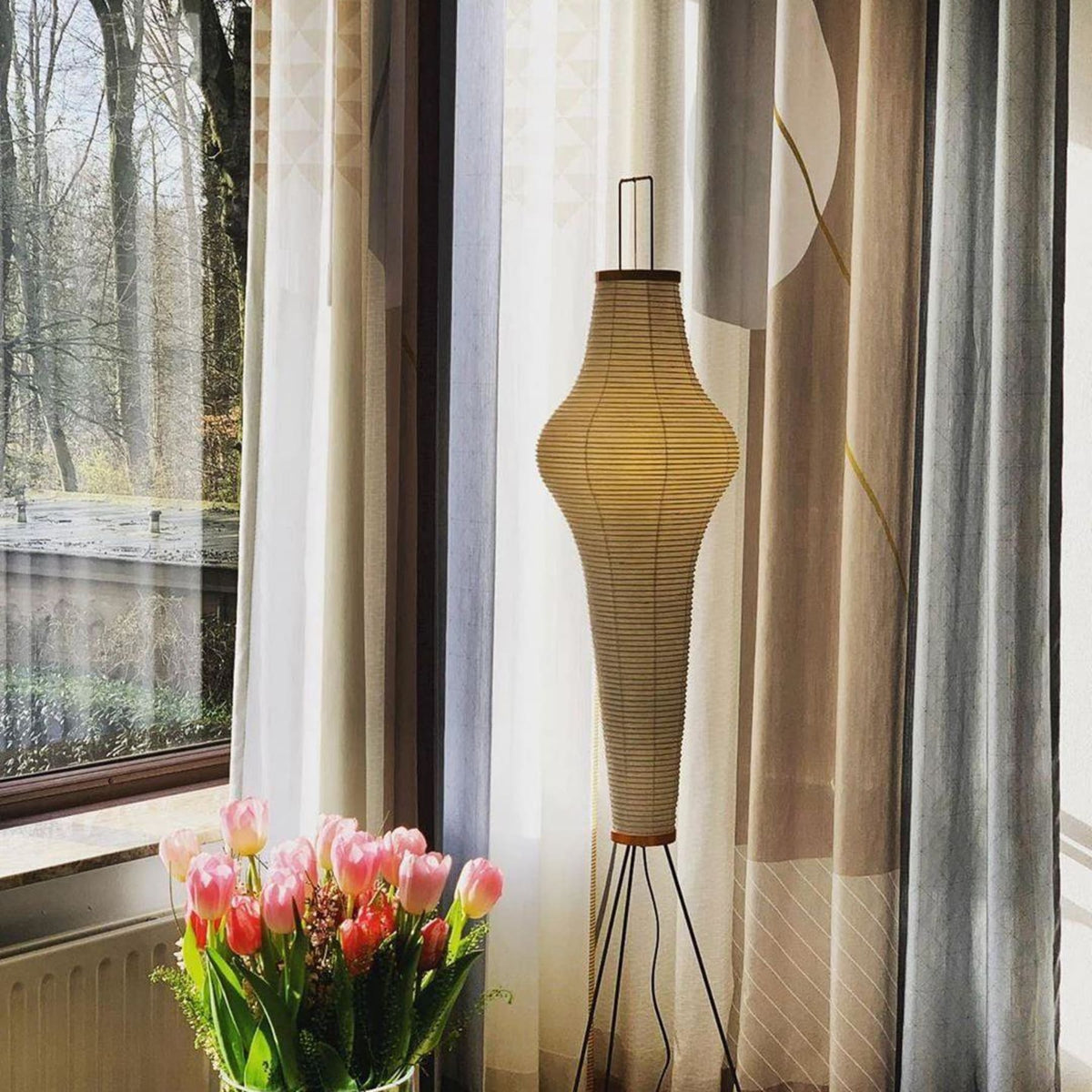Rice Paper Floor Lamp