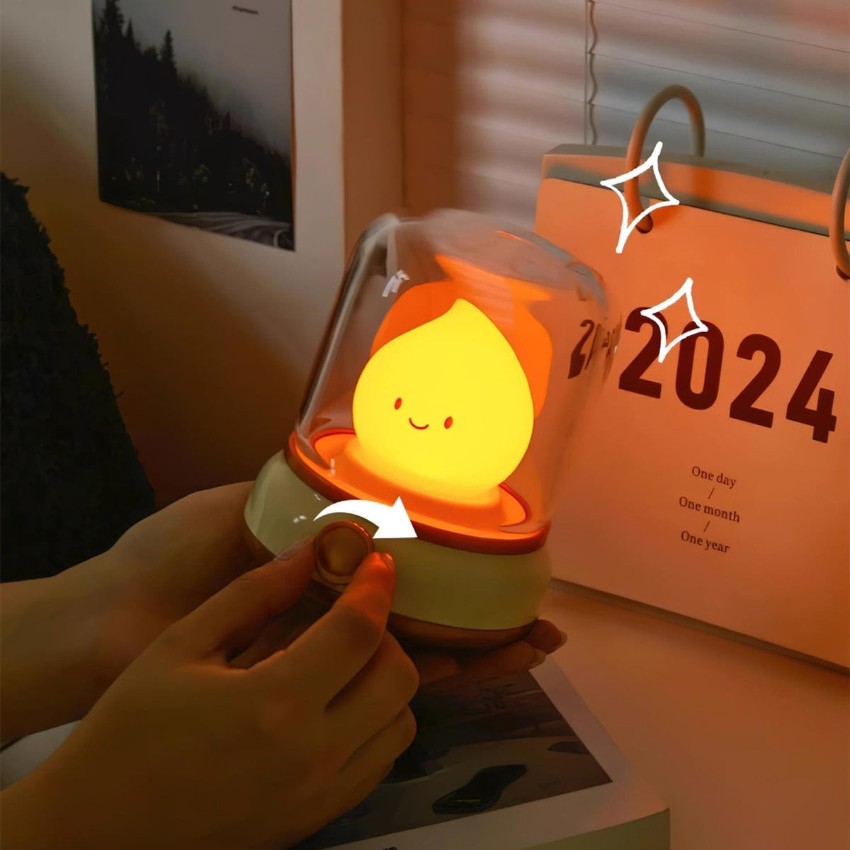 Acrylic Cordless Table Lamp