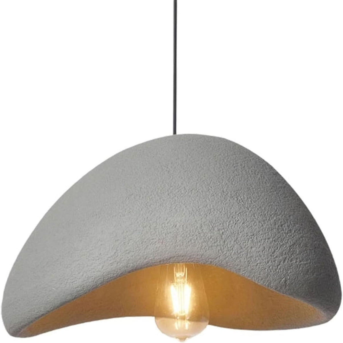 Textured Resin Pendant Light