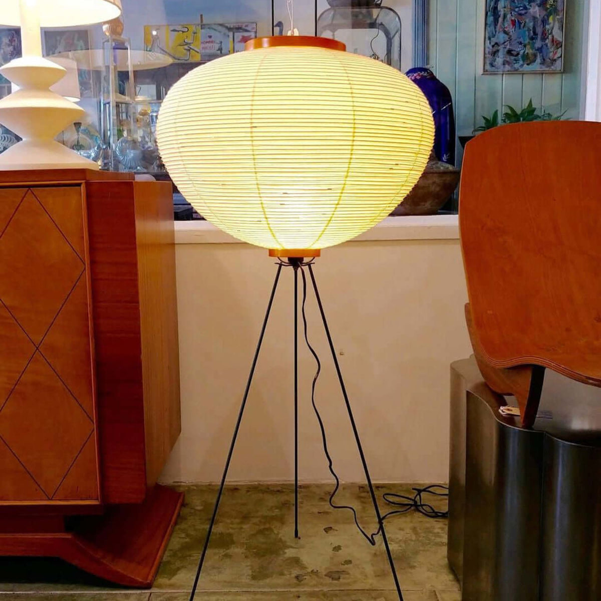 Rice Paper Floor Lamp