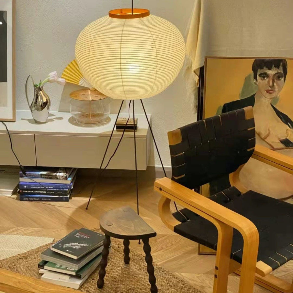 Rice Paper Floor Lamp