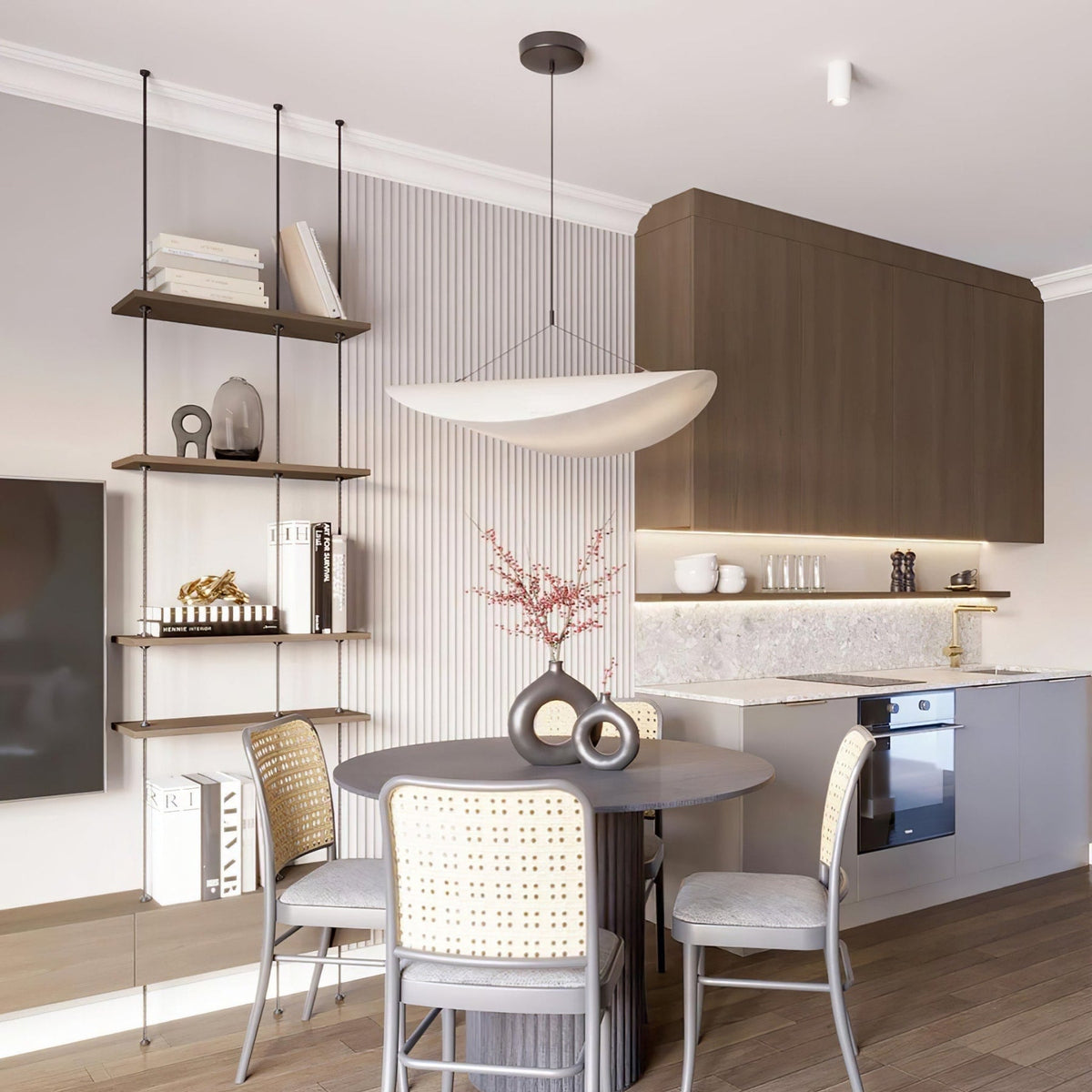 Floating Leaf Pendant Light