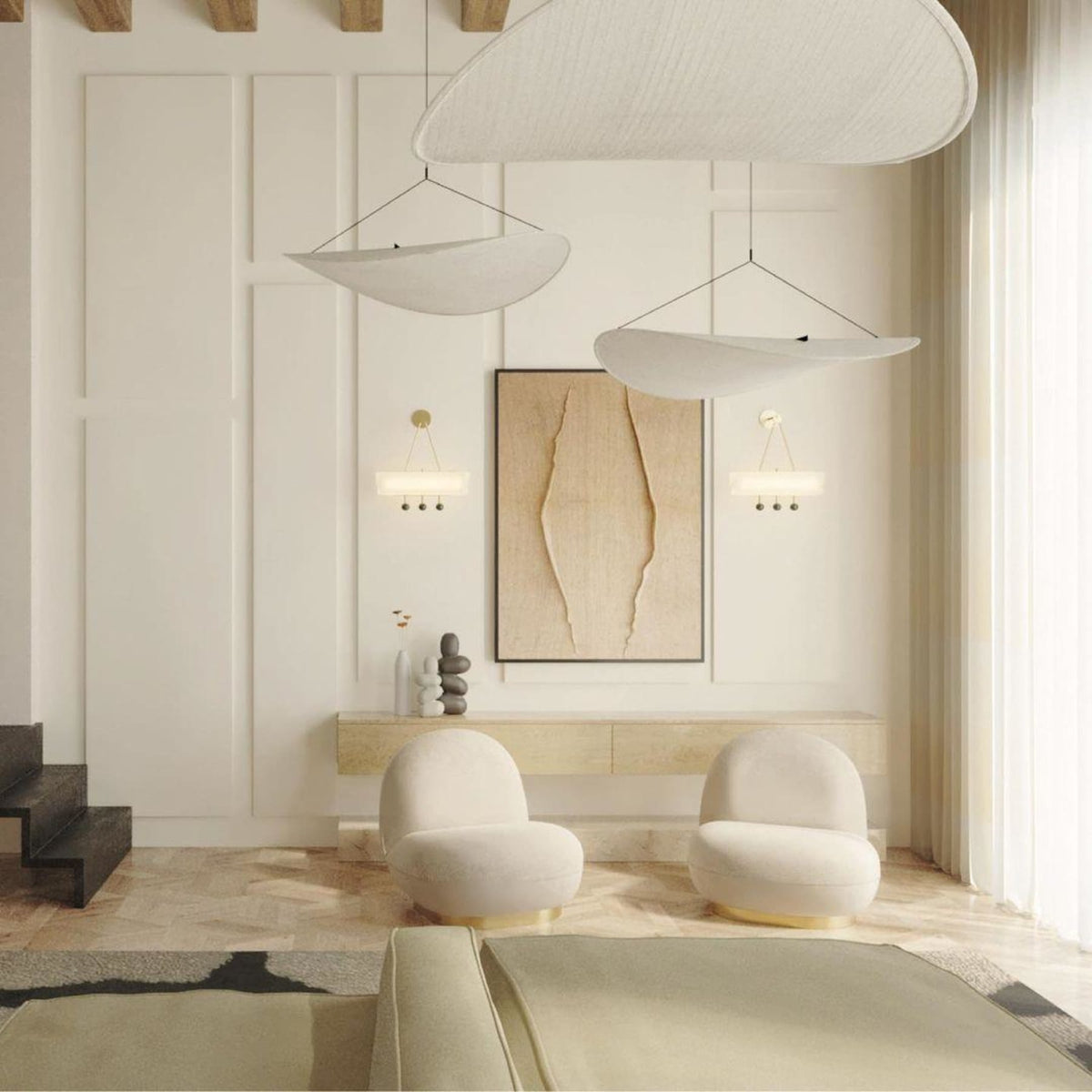 Floating Leaf Pendant Light