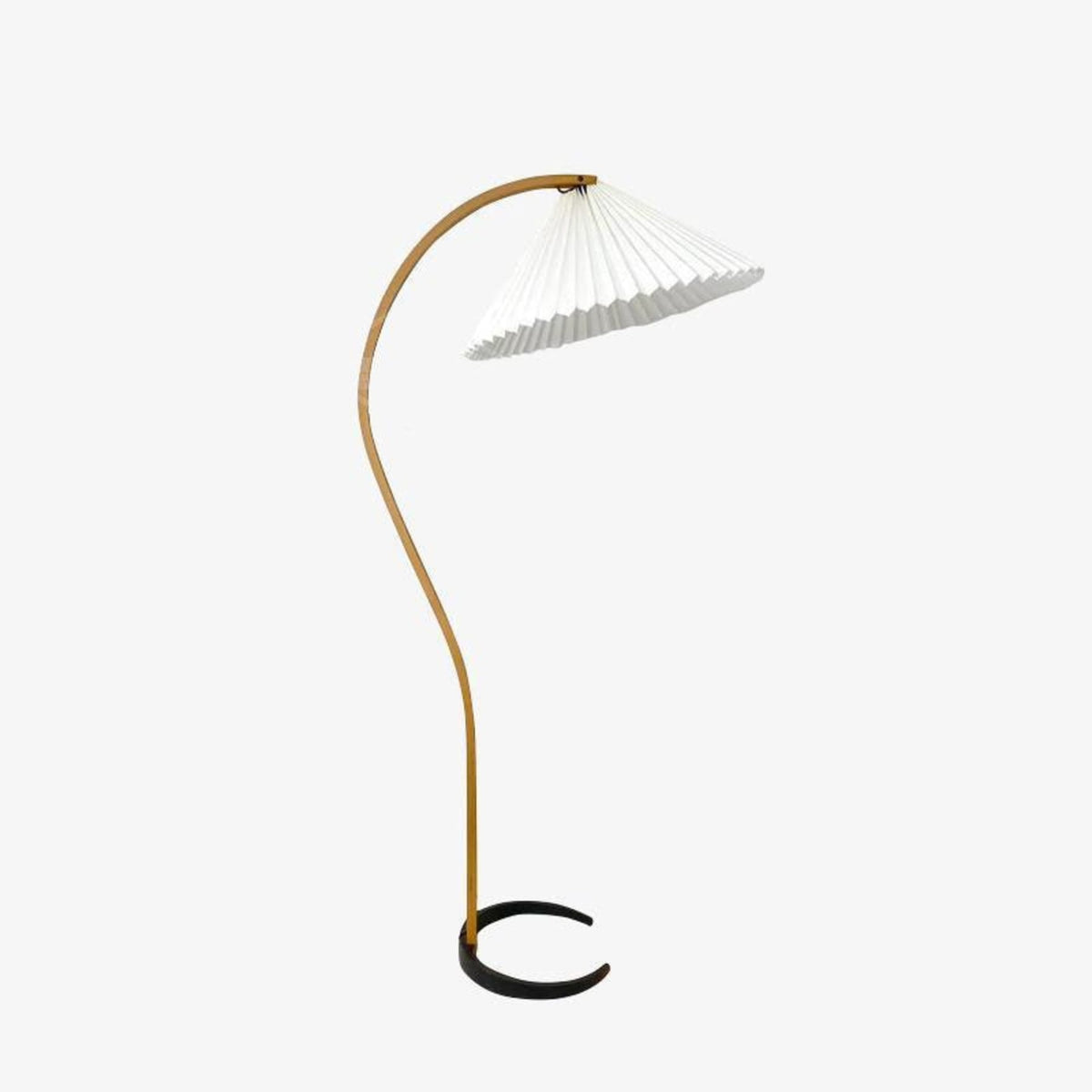 Wood Arc Floor Lamp
