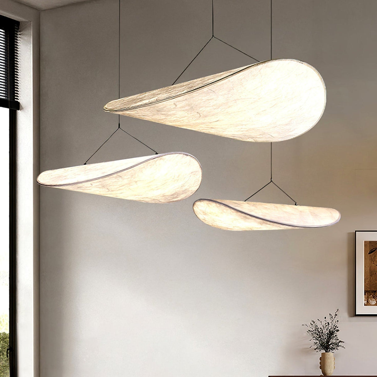 Floating Leaf Pendant Light