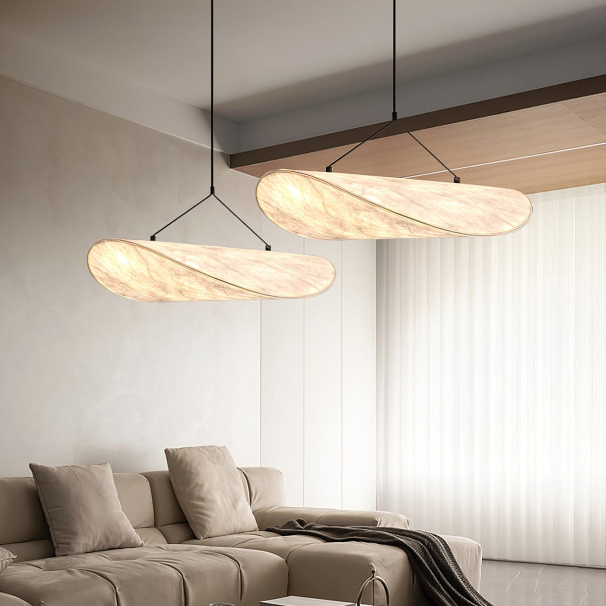 Floating Leaf Pendant Light