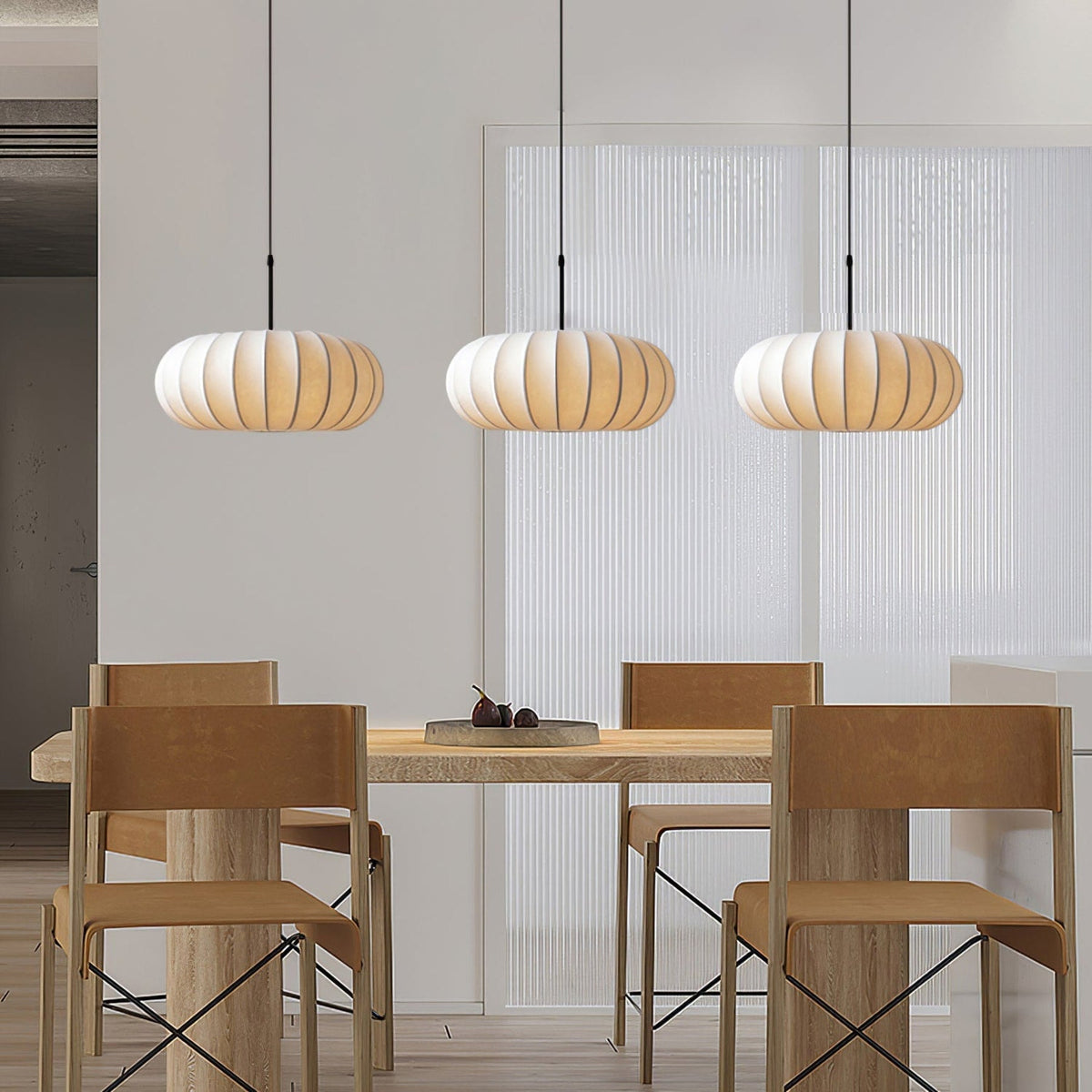 Silk Fabric Pendant Light