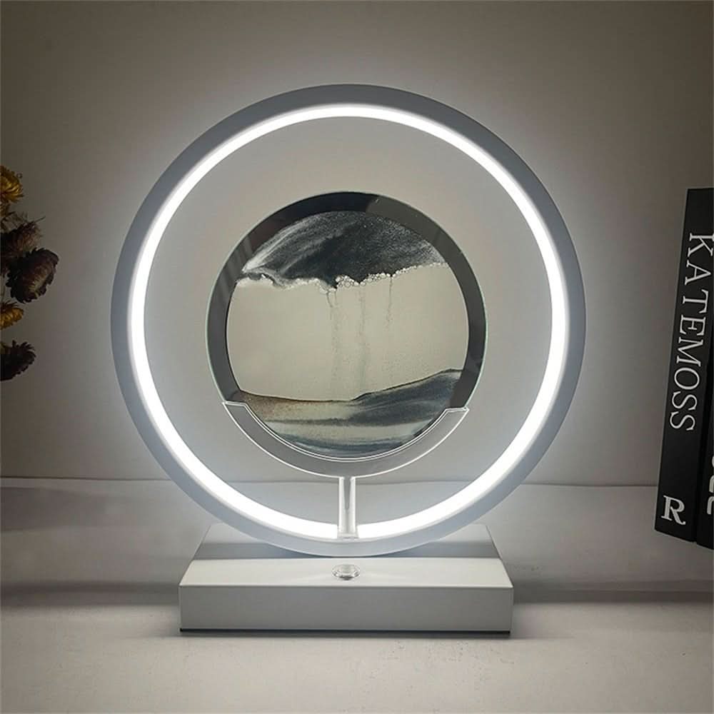 3D Sand Art Table Lamp with Warm LED Light and USB Charging, 10 and 12 Inch, view 9