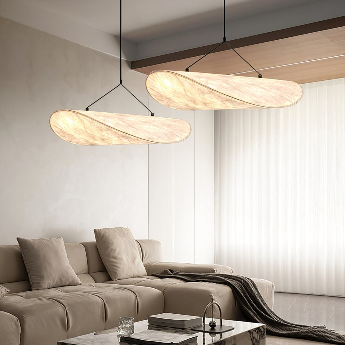 Floating Leaf Pendant Light