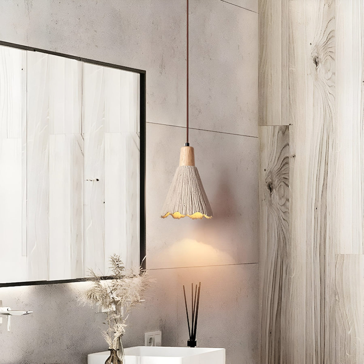 Concrete Pendant Light