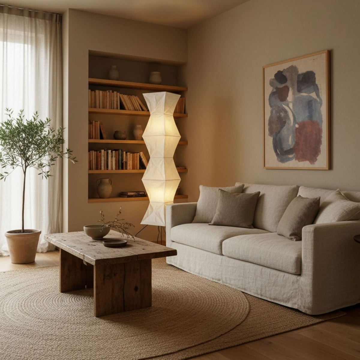 Rice Paper Floor Lamp