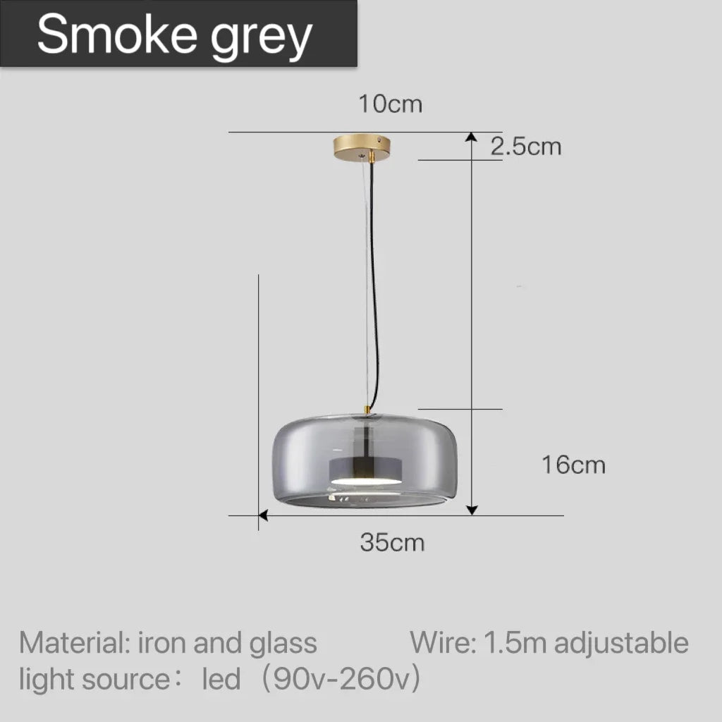 Glass Dome Pendant Light
