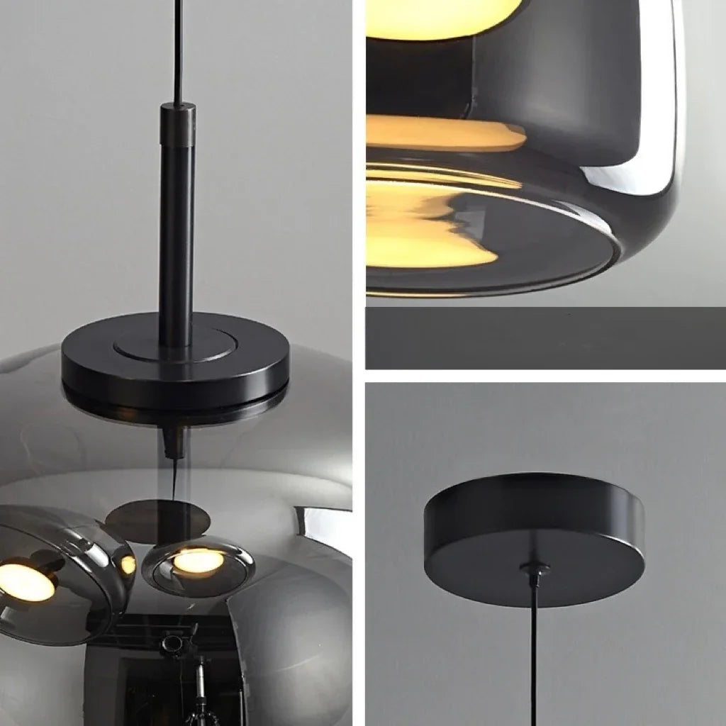 Glass Dome Pendant Light