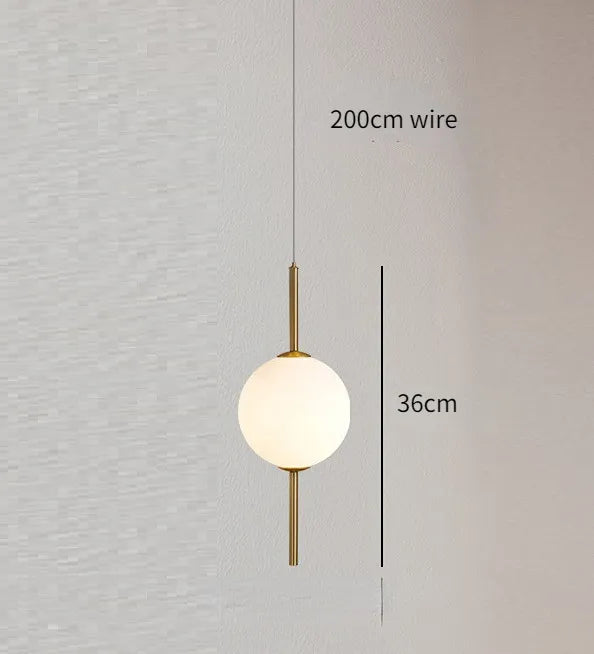 Glass Globe Pendant Light
