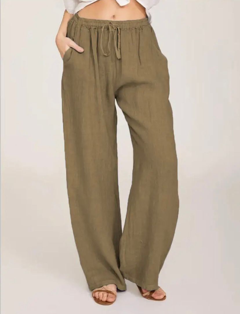 Quinn | Women's High Waisted Wide Leg Pants