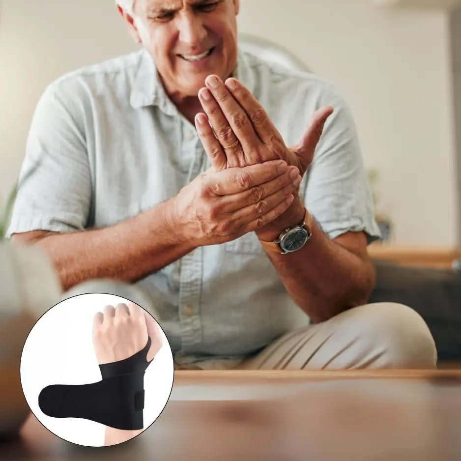 Adjustable Wrist Brace, Lightweight and Breathable, Wearable Under Clothing, view 3