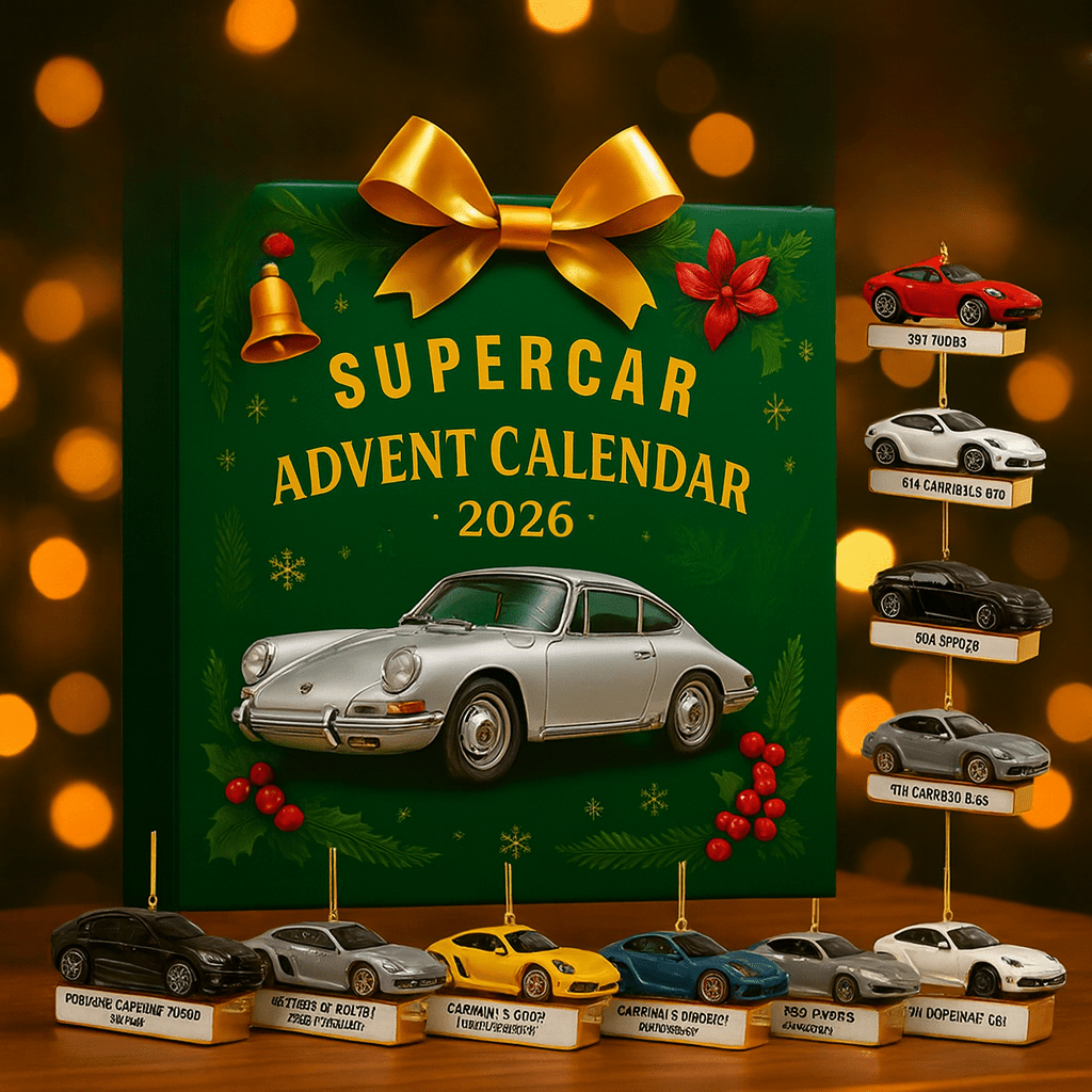Advent Calendar with 24 Supercar Miniatures in a Limited Edition, view 4