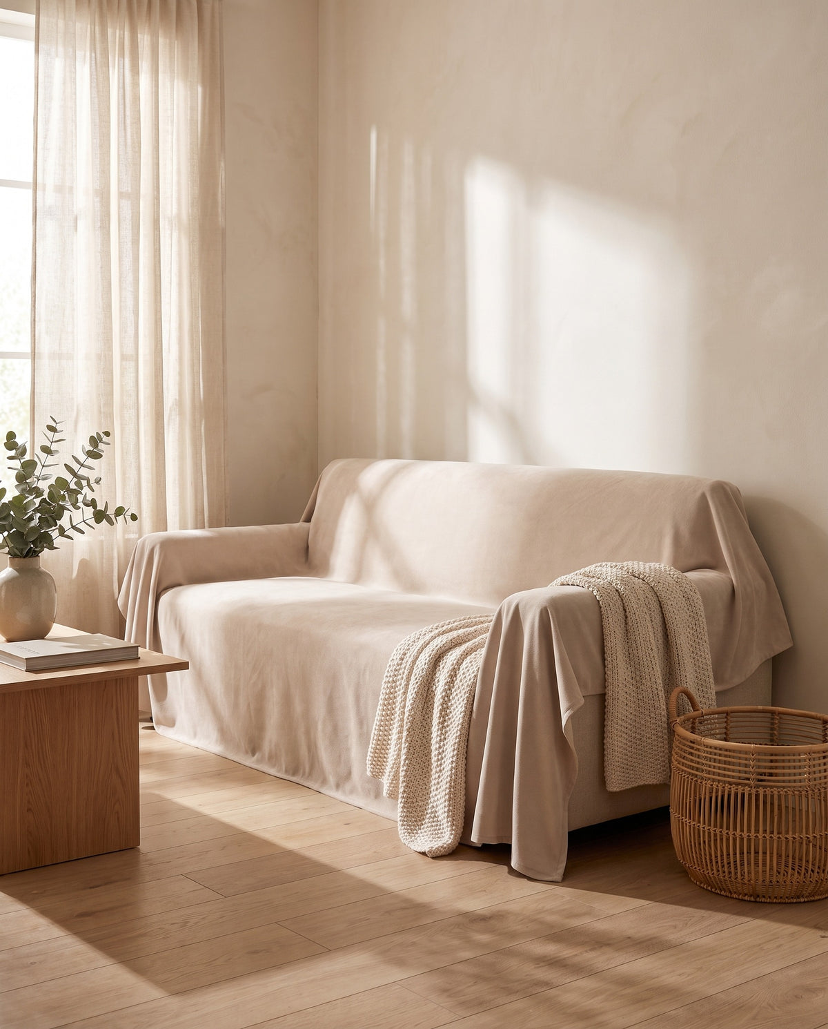 Spill-Resistant & Anti-Slip Sofa Cover | Waterproof, 82-165in