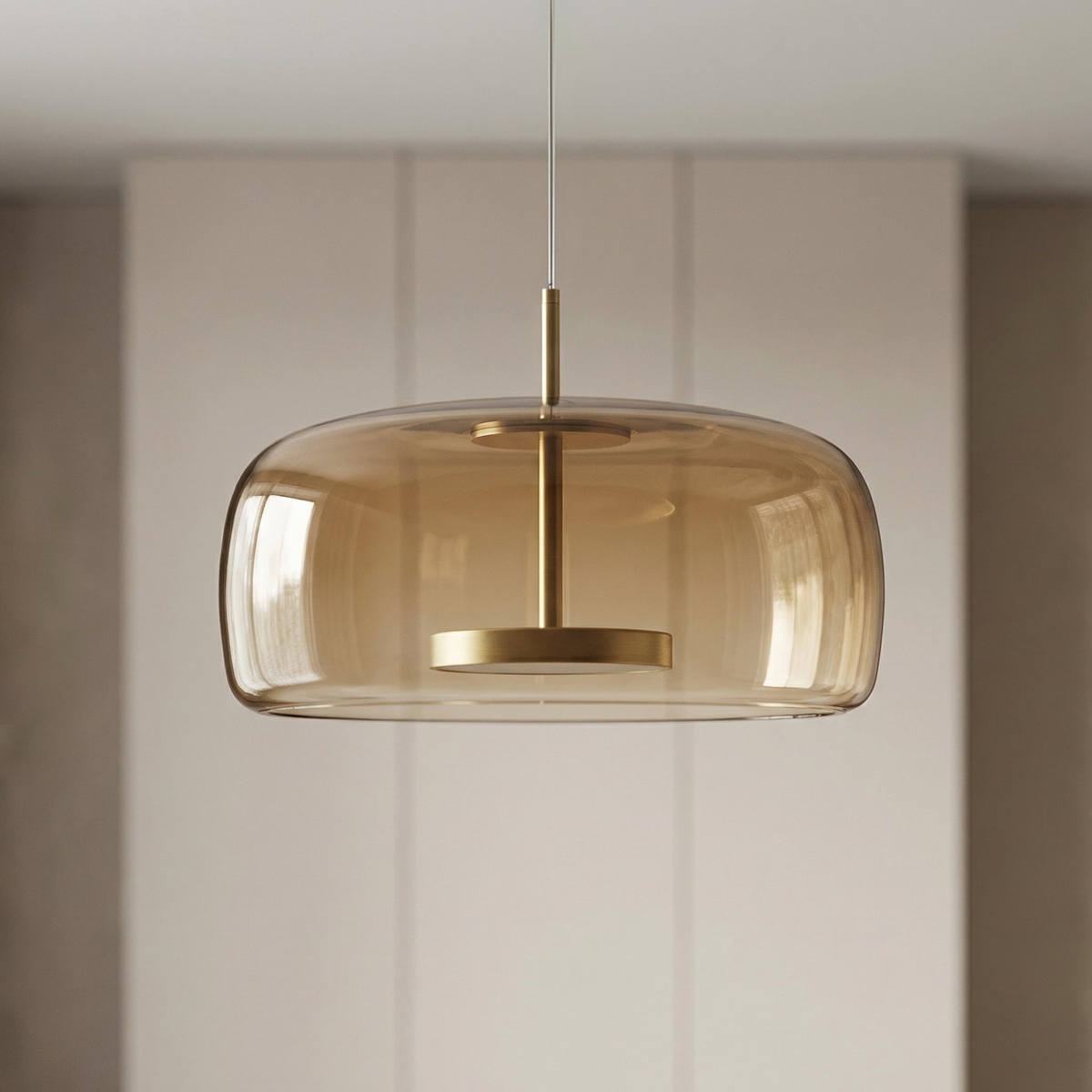 Glass Dome Pendant Light