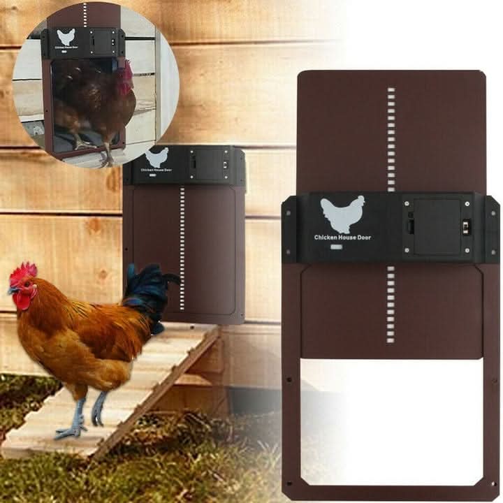 Automatic Chicken Coop Door with Light Sensor and Weatherproof Housing, view 3