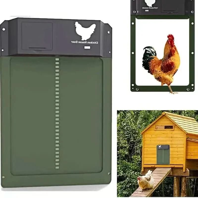 Automatic Chicken Coop Door with Light Sensor and Weatherproof Housing, view 7