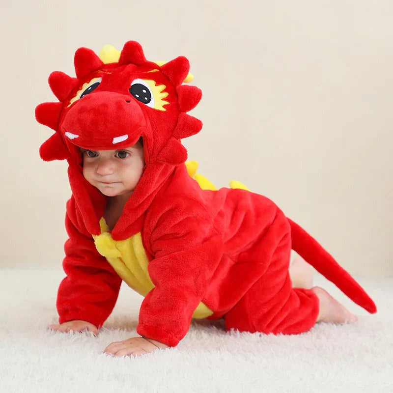 Baby Fleece Romper with Animal Hood, 17 Designs, Sizes 0 to 4 Years, view 16