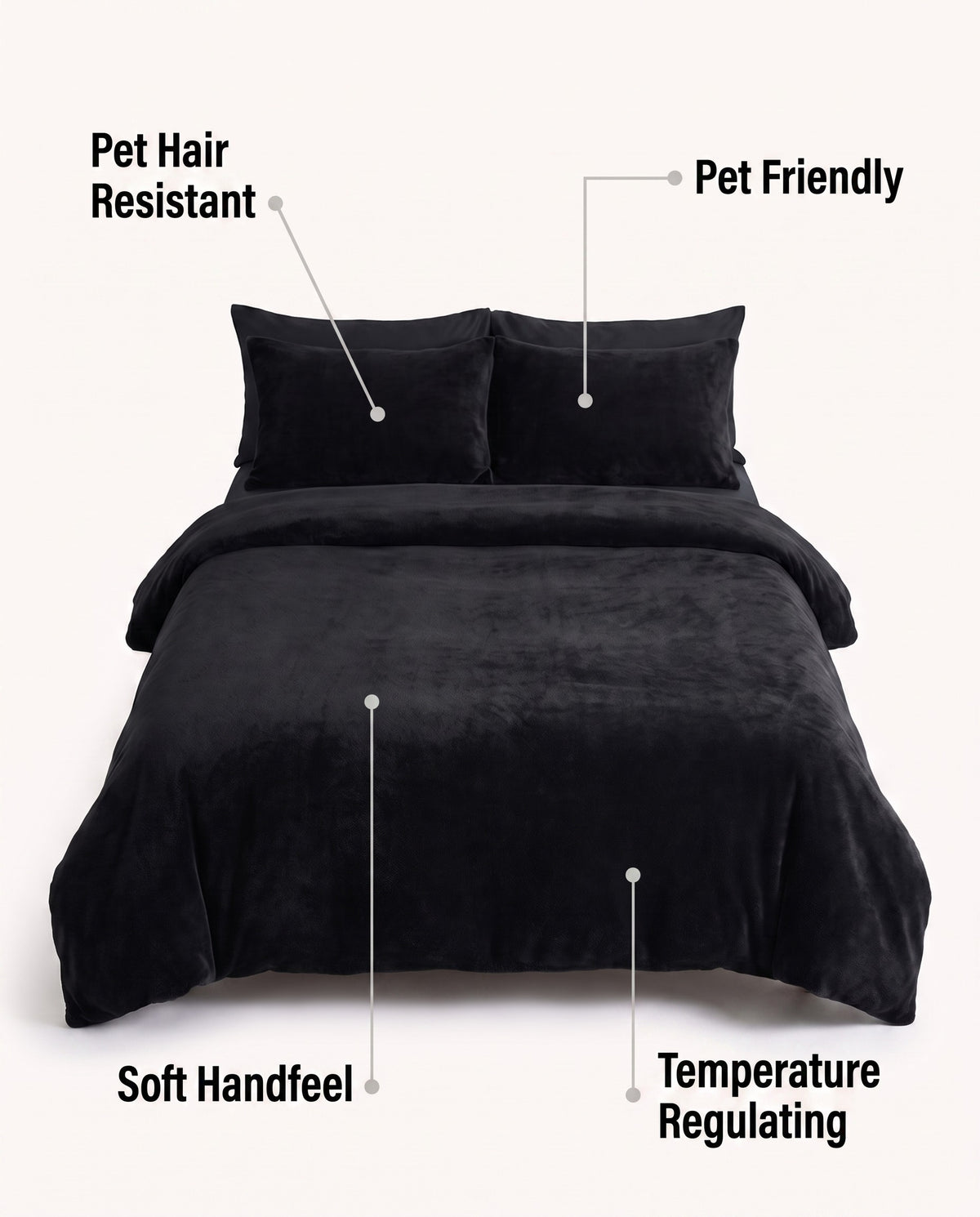 Bamboo Duvet Cover | Pet Hair Resistant