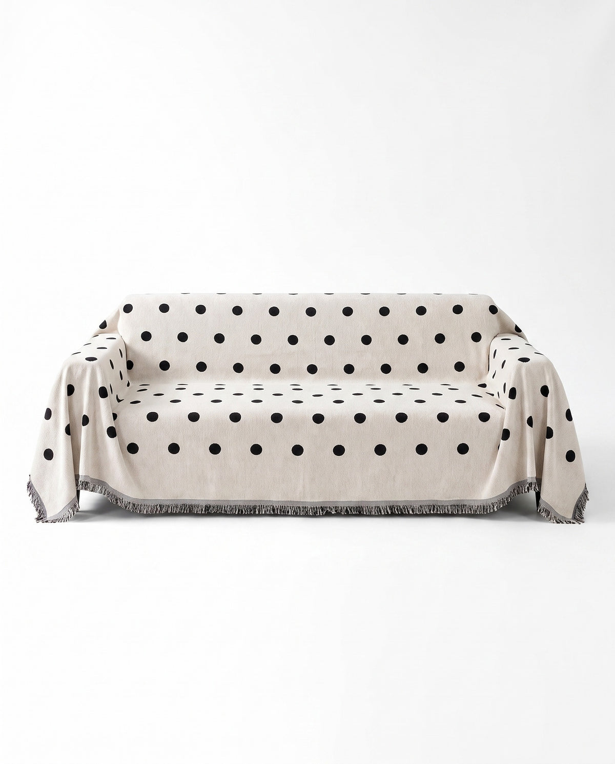 Black Boba Reversible Comfort Sofa Cover | Pet Friendly, 71-165in