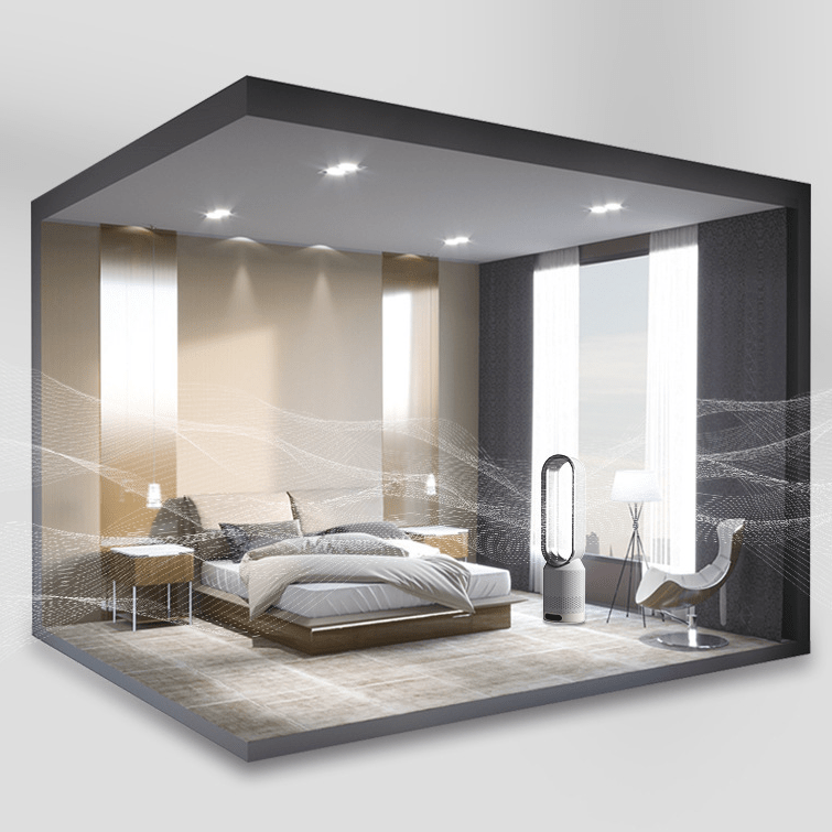 Bladeless Tower Fan with 6 Speeds, 90 Degree Oscillation and Timer, view 8