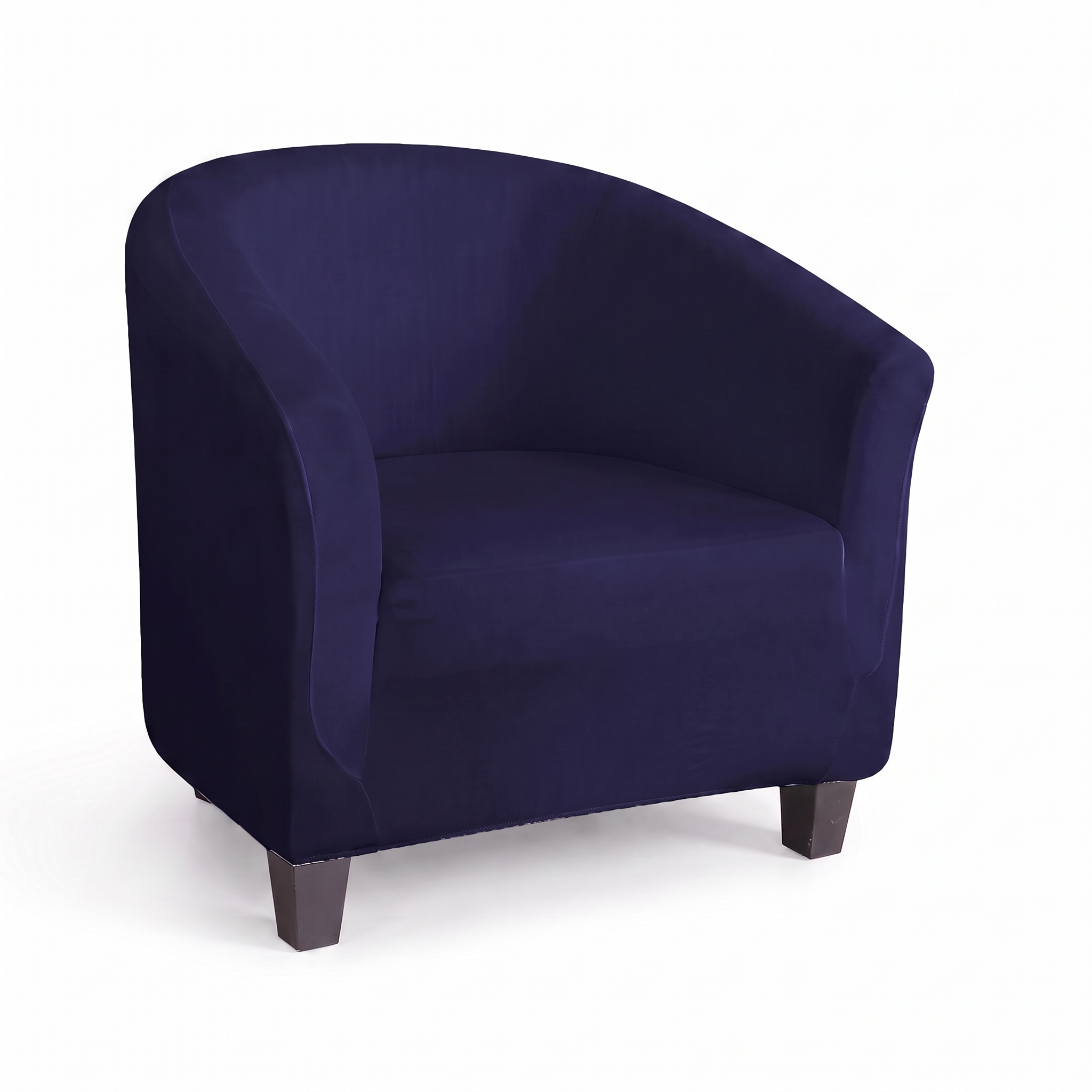Club Armchair Cover – Navy Blue – product photo on a white background | Brivenzo