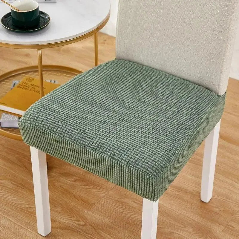 Light Green Chair Seat Cover – Stretch Fit – product view 5 | Brivenzo