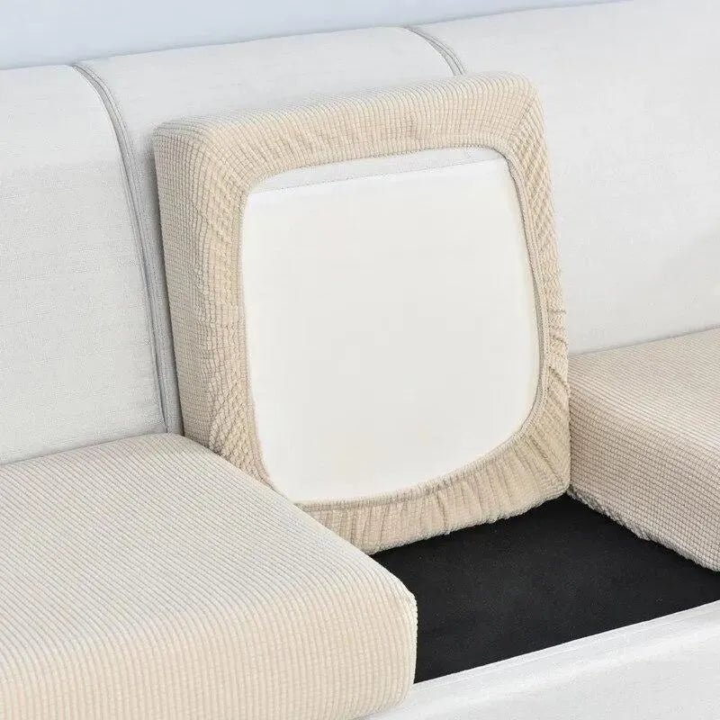 Seat & Backrest Cushion Cover – Beige – product view 5 | Brivenzo