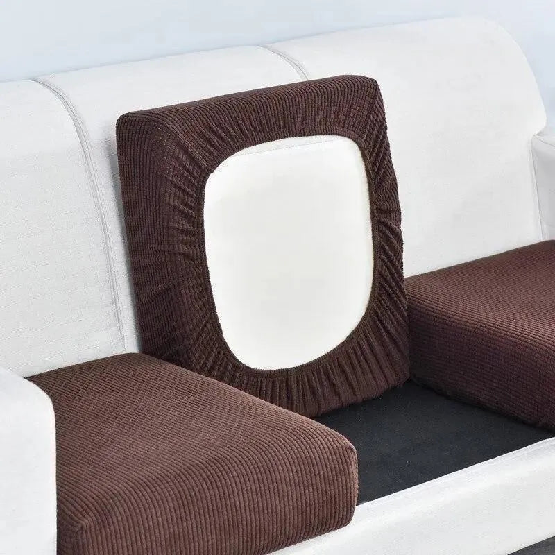 Seat & Backrest Cushion Cover – Brown – product view 5 | Brivenzo