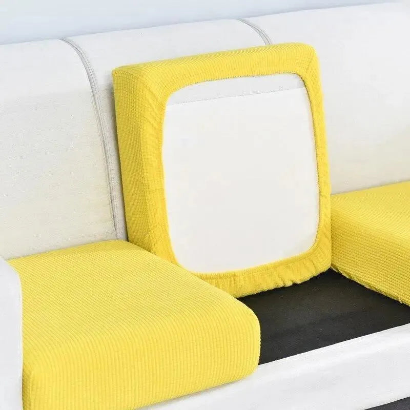 Seat & Backrest Cushion Cover – Yellow – product view 5 | Brivenzo