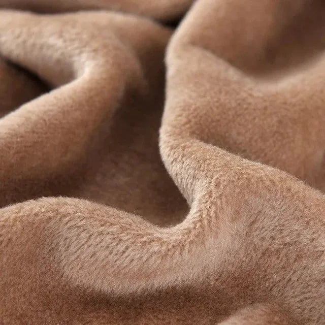 Stretch Sofa Slipcover – Camel Velvet – product view 5 | Brivenzo