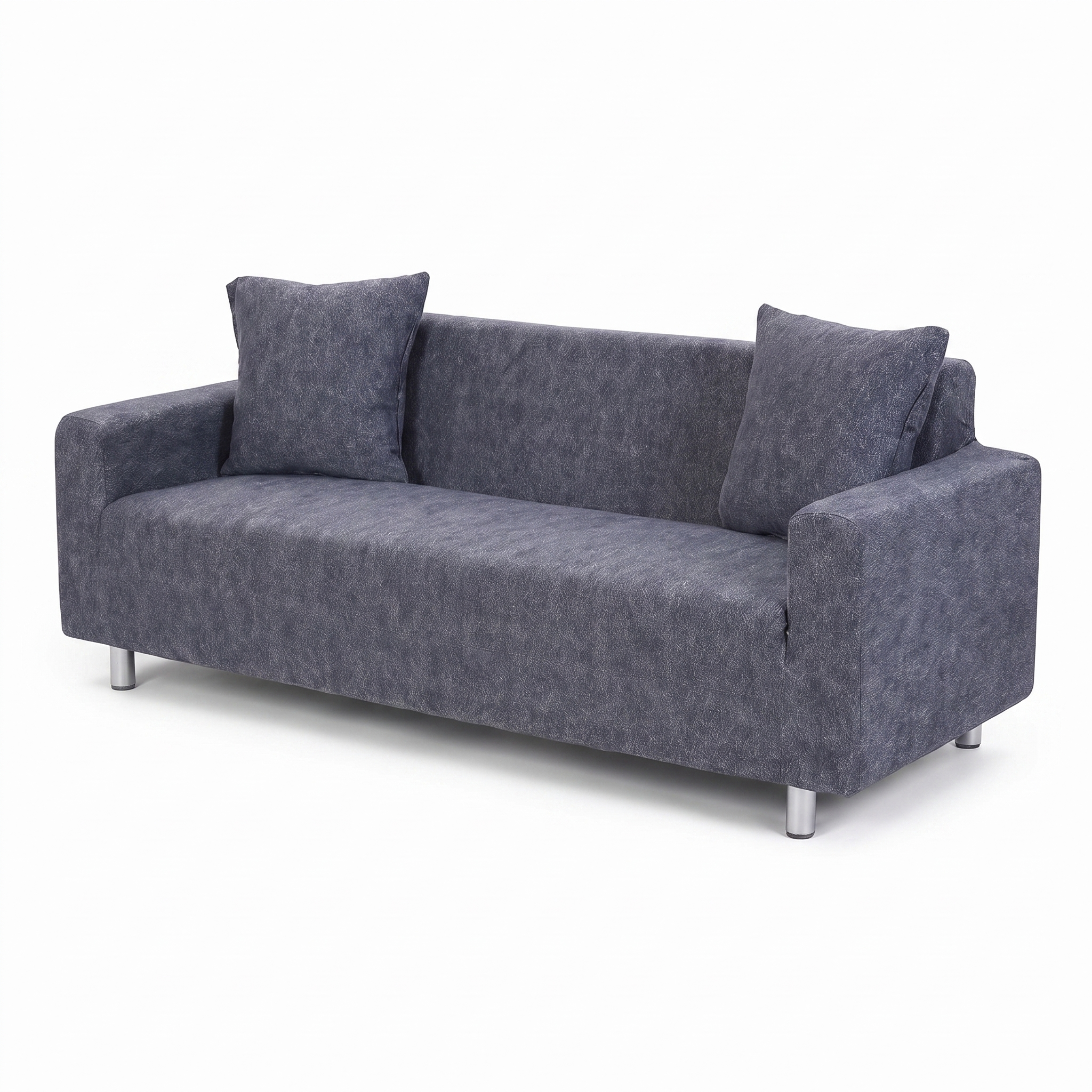 Stretch Sofa Slipcover – Charcoal Grey – product photo on a white background | Brivenzo