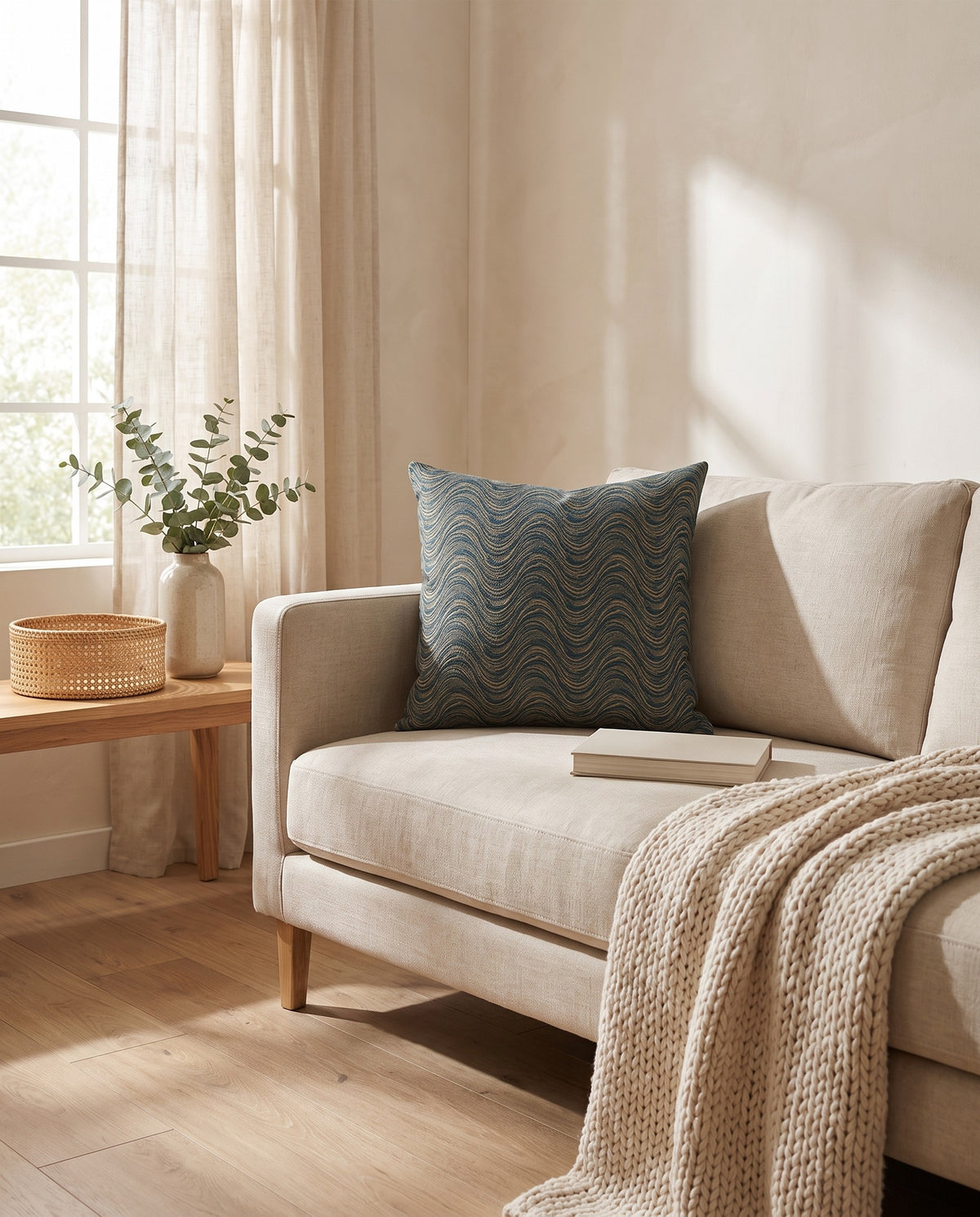 Chic Pattern Pillow Cover | Hidden Zipper, 18in