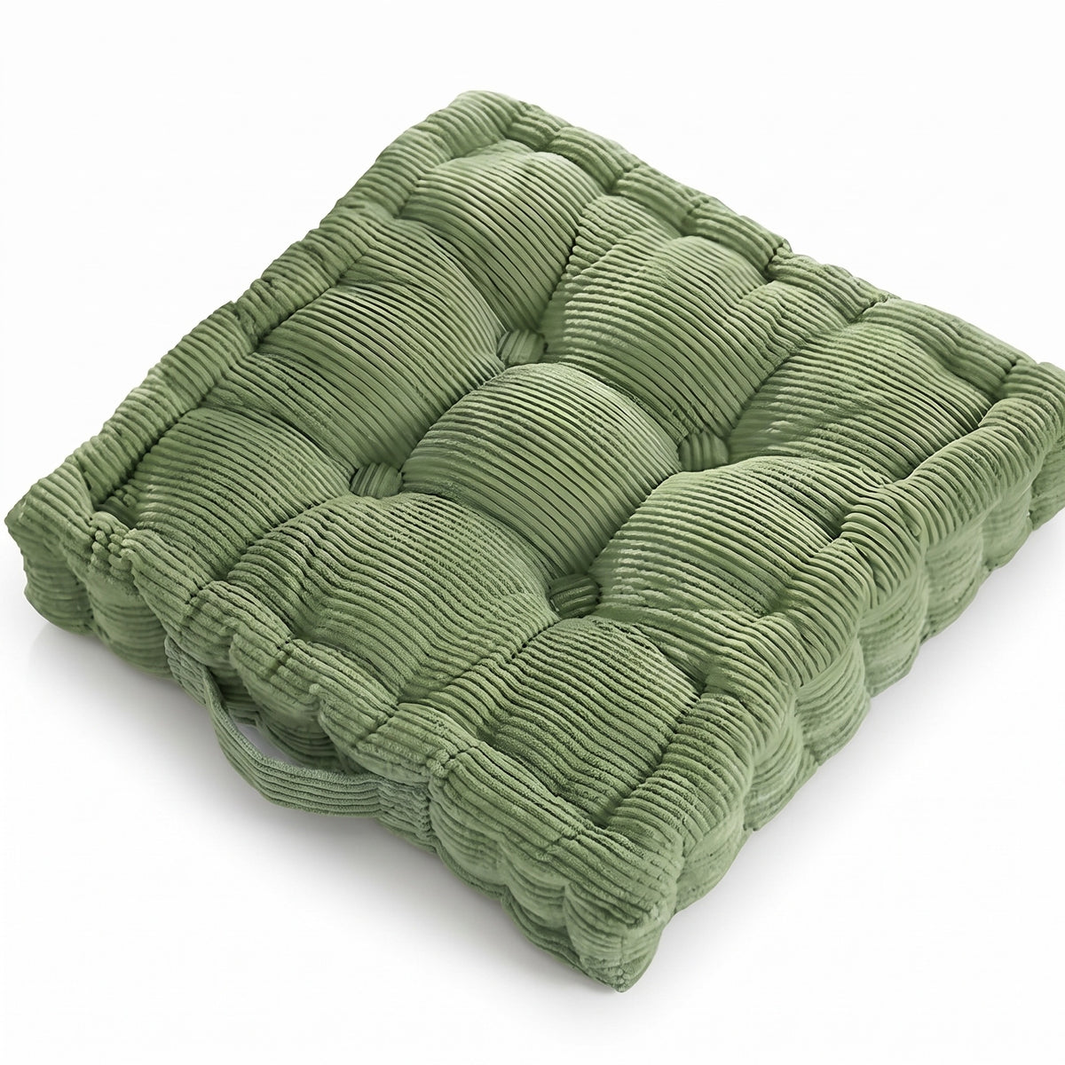 Corduroy Floor Meditation Cushion | Thick Soft Fill, 16-24in