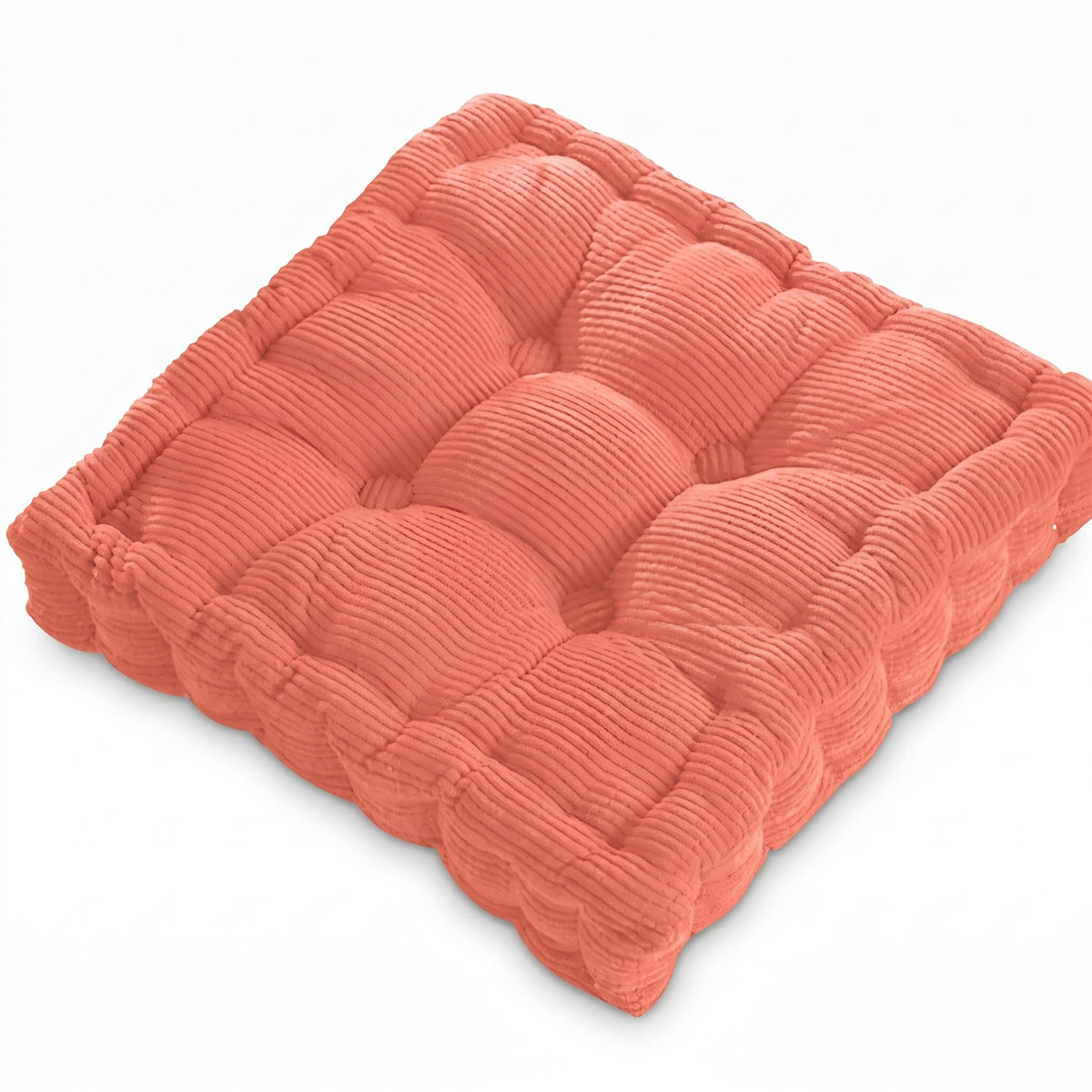 Corduroy Floor Meditation Cushion | Thick Soft Fill, 16-24in