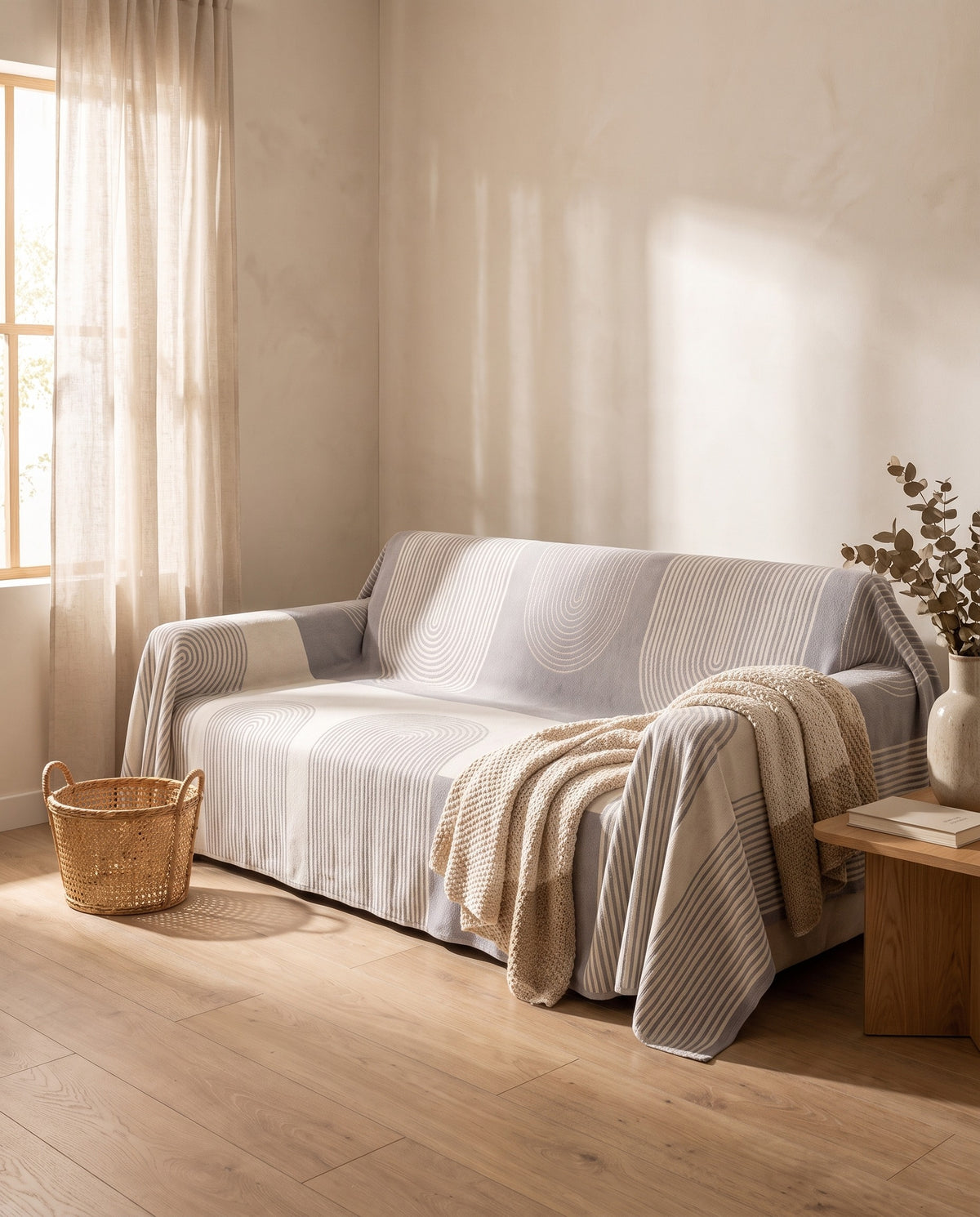 Comfort Arch Sofa Cover | Pet Friendly, 71-165in