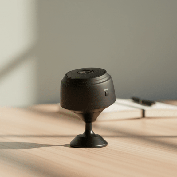 Compact Full HD Camera with 150 Degree Wide Angle, Night Vision and App Control, view 2