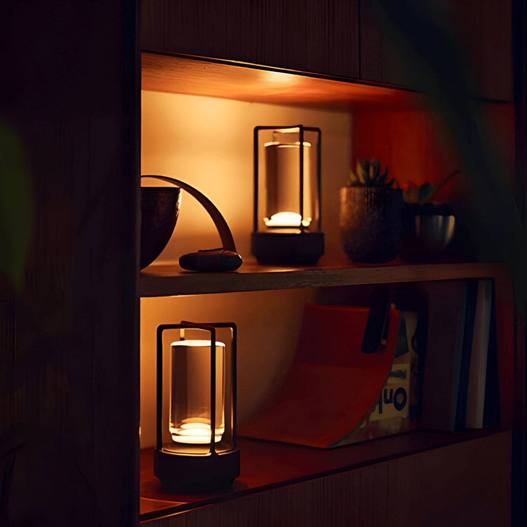 Cordless Rechargeable Table Lamp with Touch Control and Three Light Colors, view 3