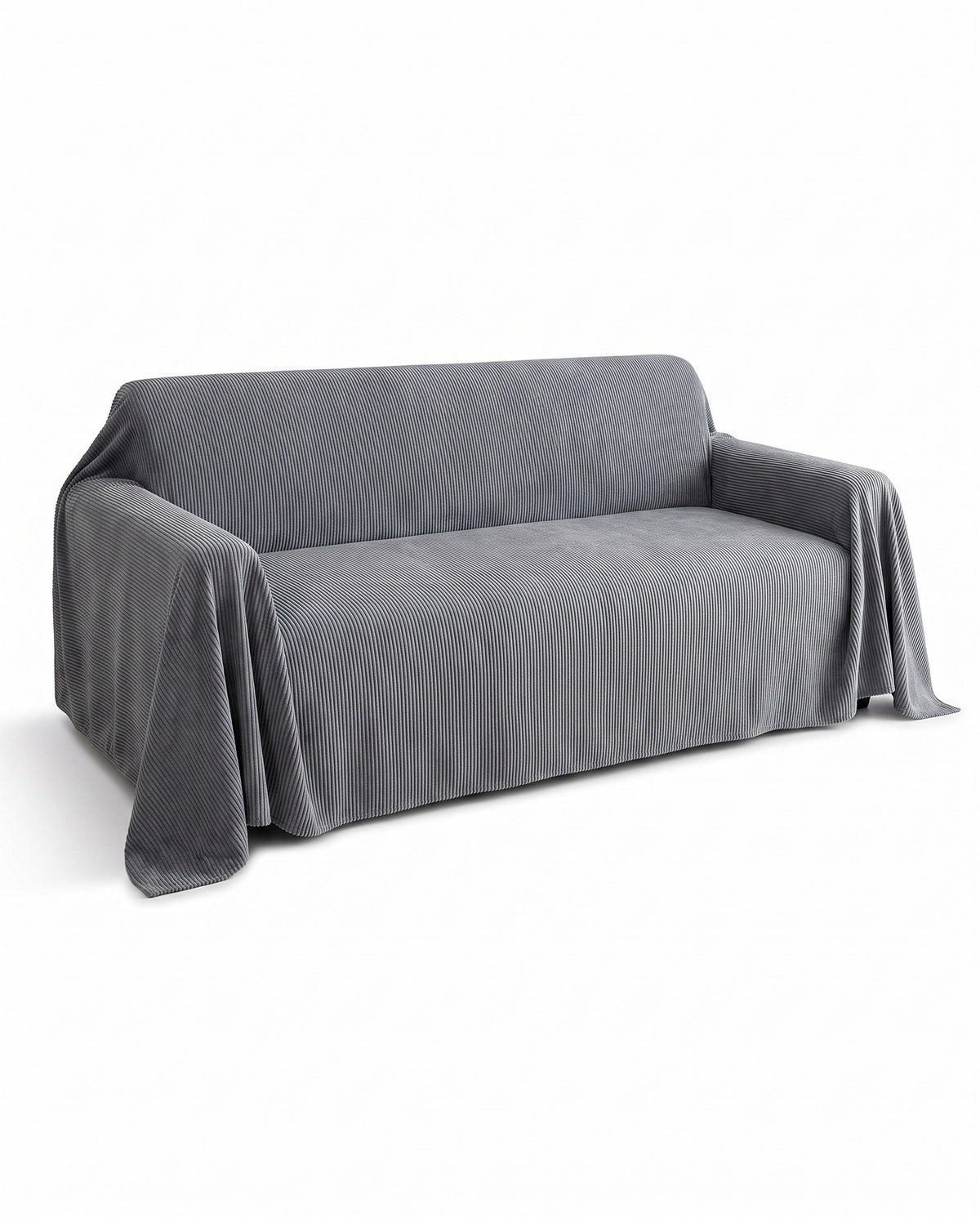 CozyCord Stretch Full-Encasing Corduroy Sofa Slipcover | Spill Resistant