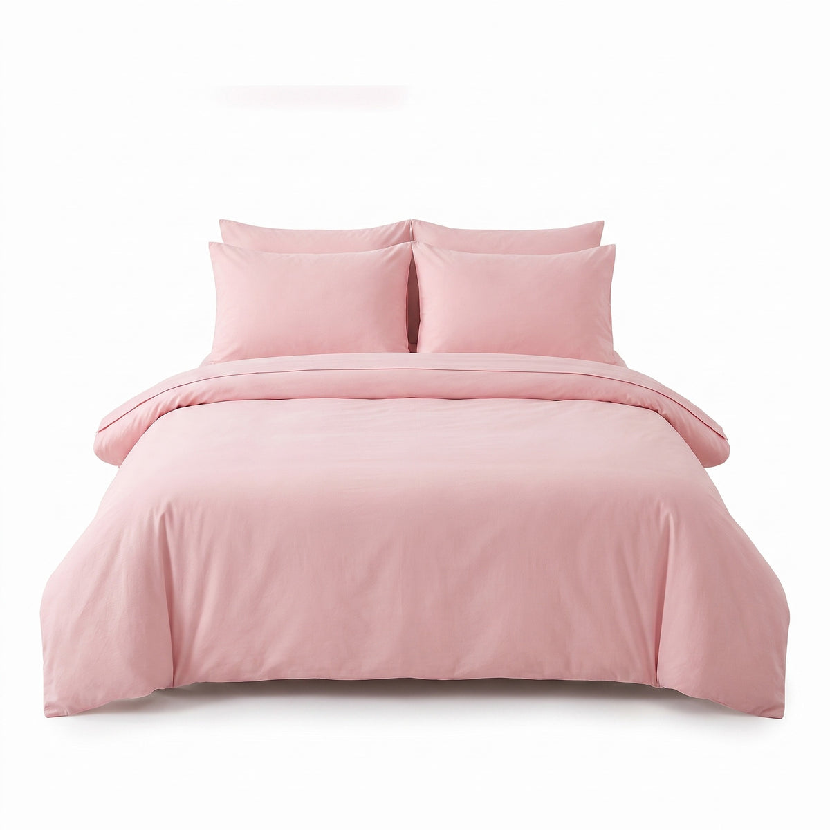 Solid Duvet Cover Set | Breathable Weave, 59-87in