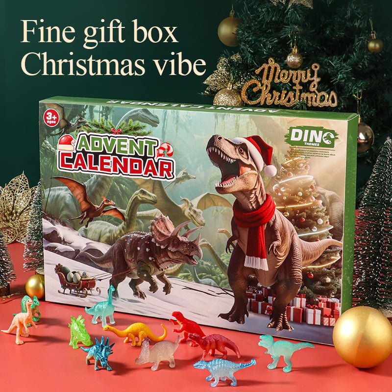 Dinosaur Advent Calendar with 24 Figures and Fossils in Non Toxic Plastic, view 5