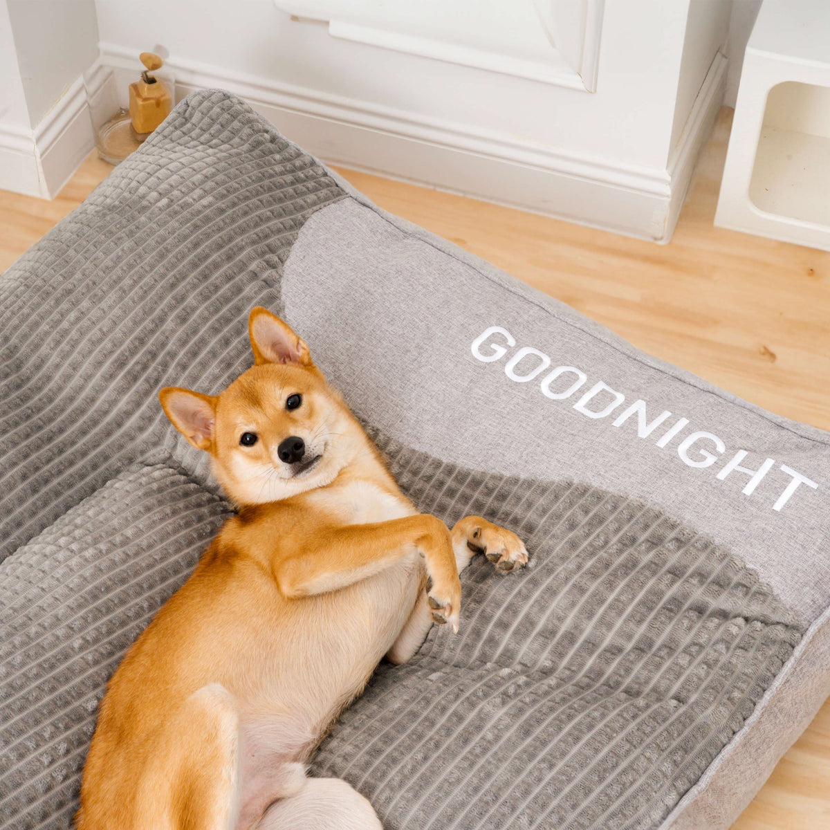 Dog Bed with Raised Head Pillow and Removable Cover, XL to 3XL, view 9