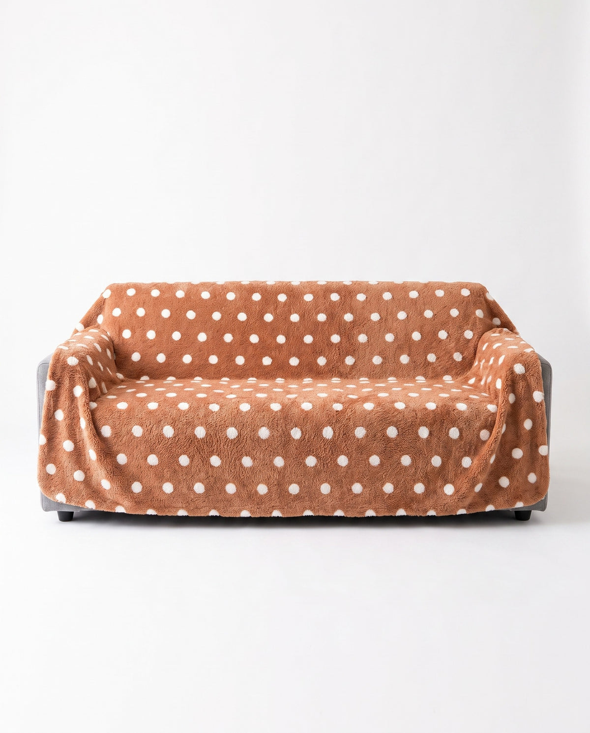 DotPlush Winter Stretch Full-Encasing Sofa Slipcover | Spill Resistant