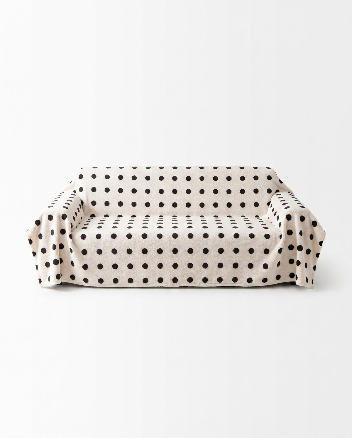 DotPlush Winter Stretch Full-Encasing Sofa Slipcover | Spill Resistant