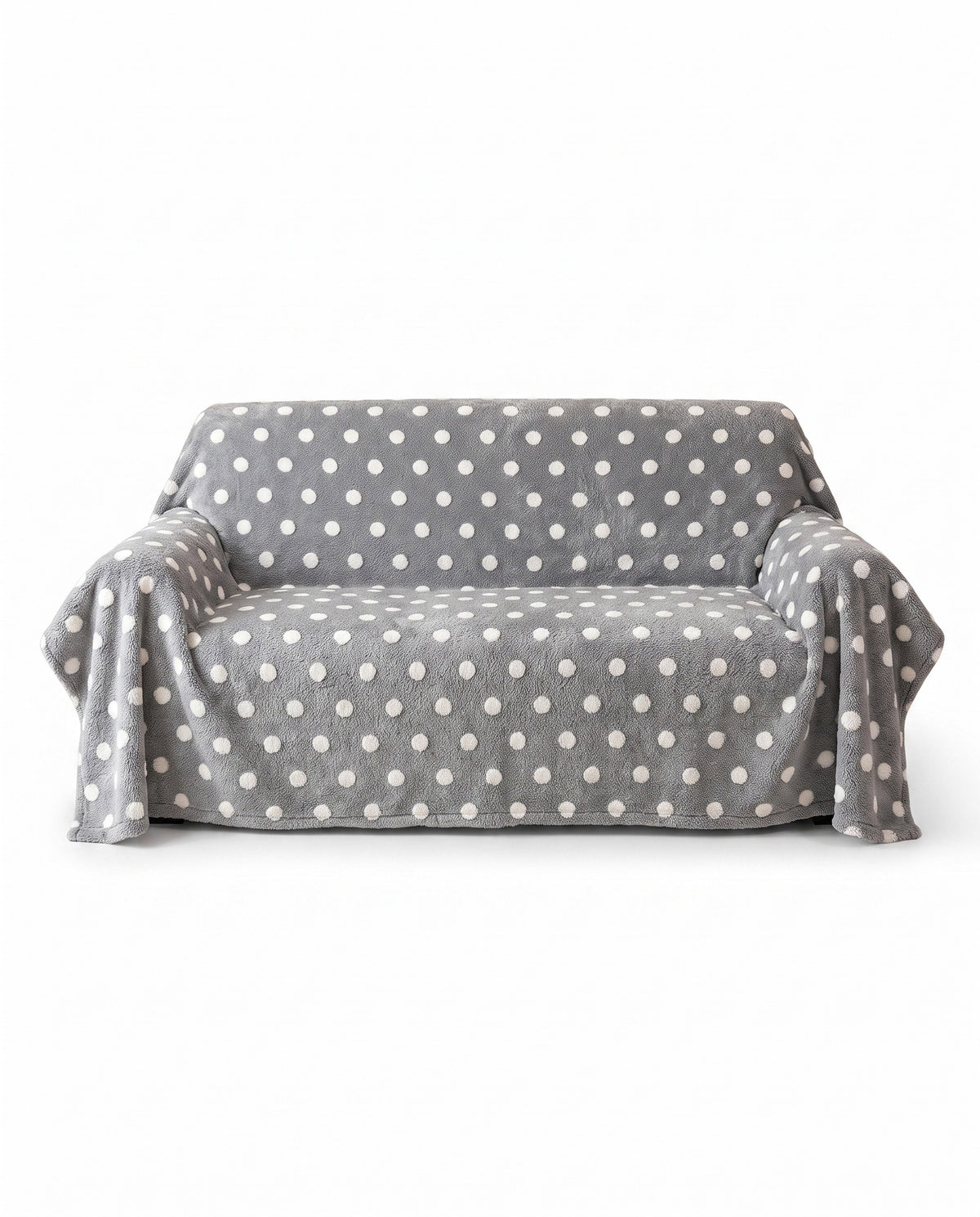 DotPlush Winter Stretch Full-Encasing Sofa Slipcover | Spill Resistant